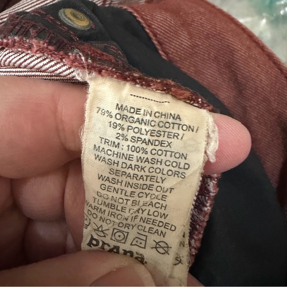 Prana Size 6 Women’s Rust Denim Jeans Pants R6 - Picture 6 of 6